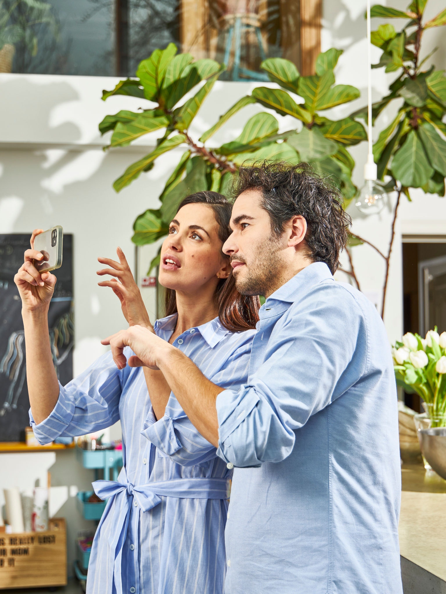 Et par bruger 3D-appen